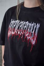 REVENGE BLACK OVERSIZE TEE