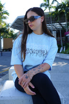 REVENGE BLUE OVERSIZE T-SHIRT