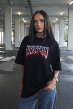 REVENGE BLACK OVERSIZE TEE