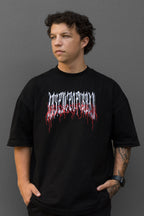 REVENGE BLACK OVERSIZE TEE